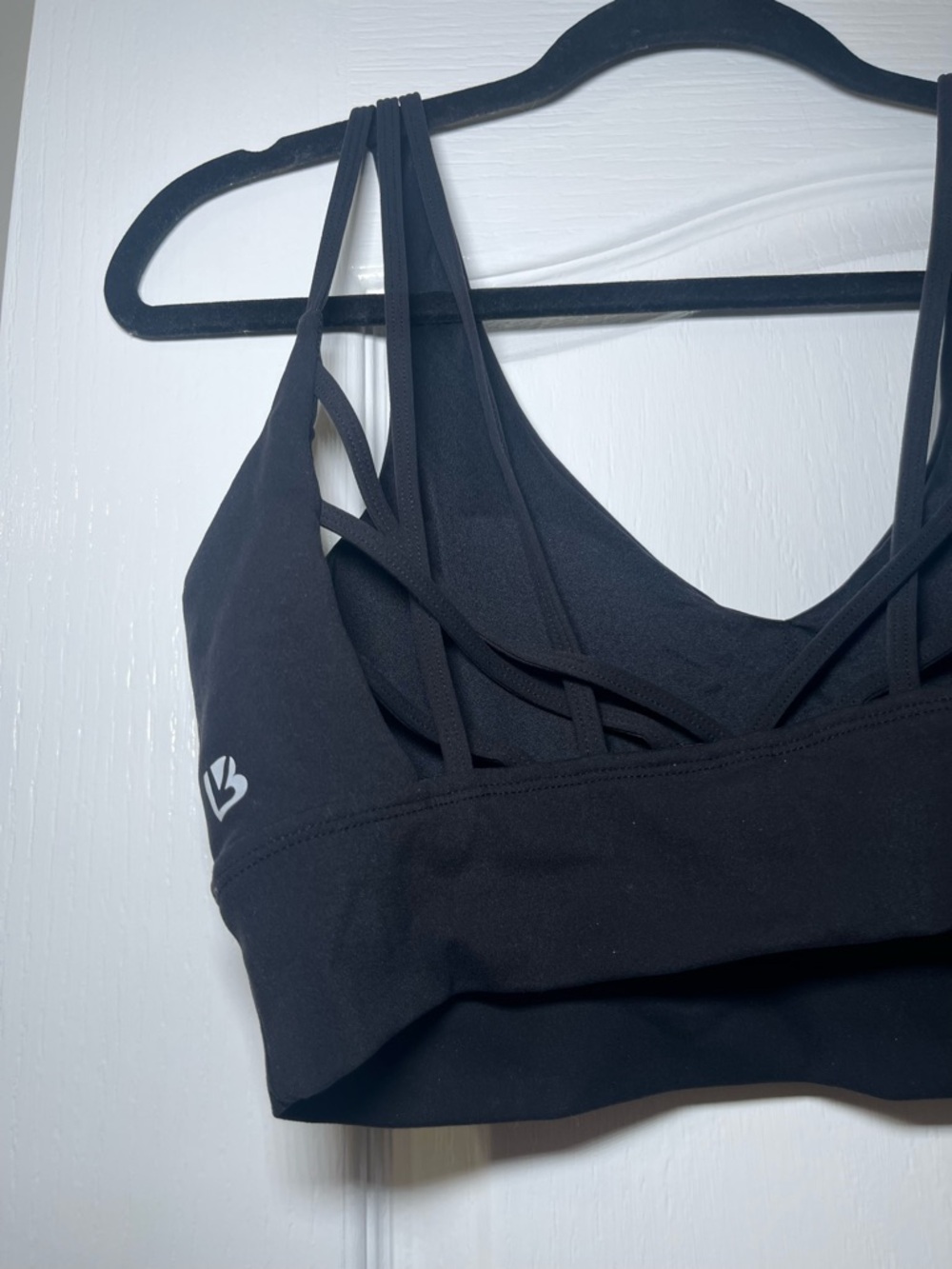 Buff Bunny Women’s Black Monarch Sports Bra in Onyx Black Size Large - Picture 7 of 10